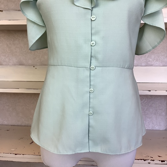 Mint Green Blouse - Picture 4 of 9